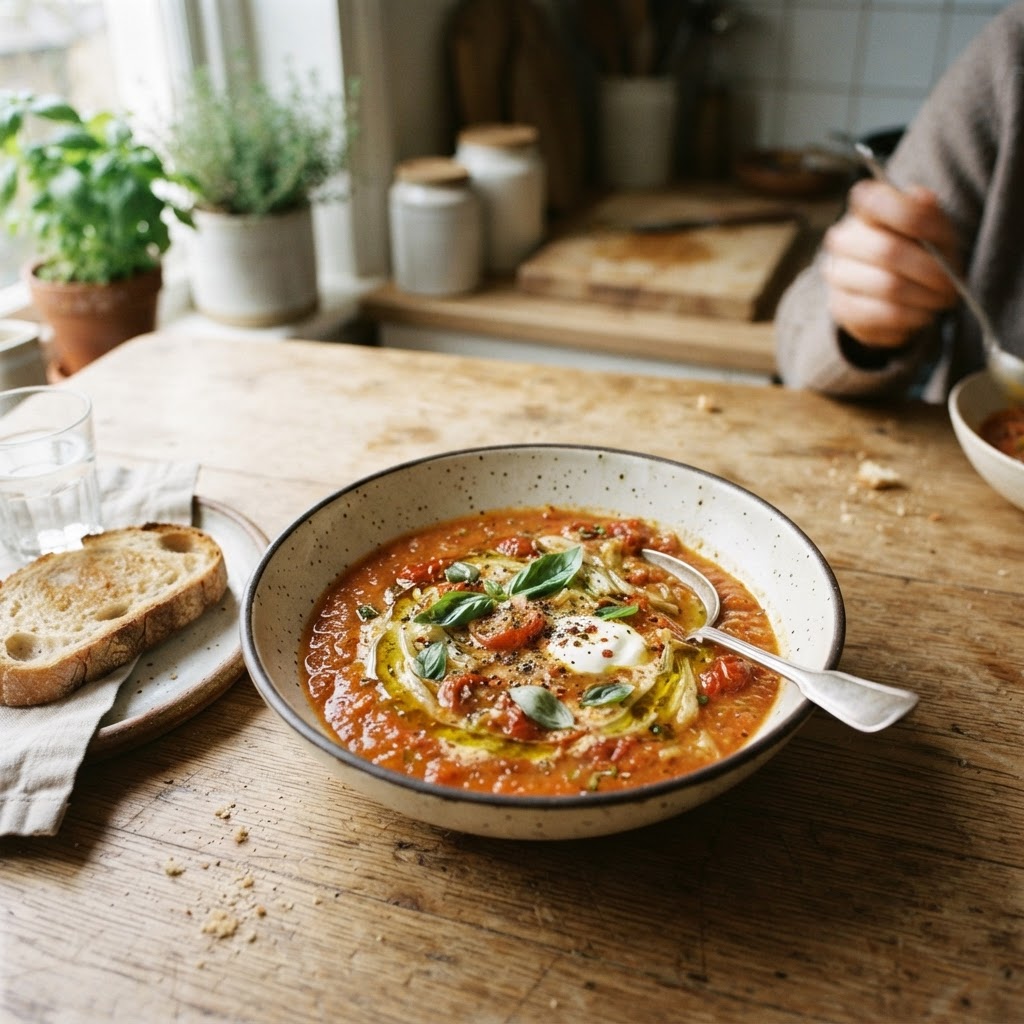 Roasted Tomato and Fennel Soup