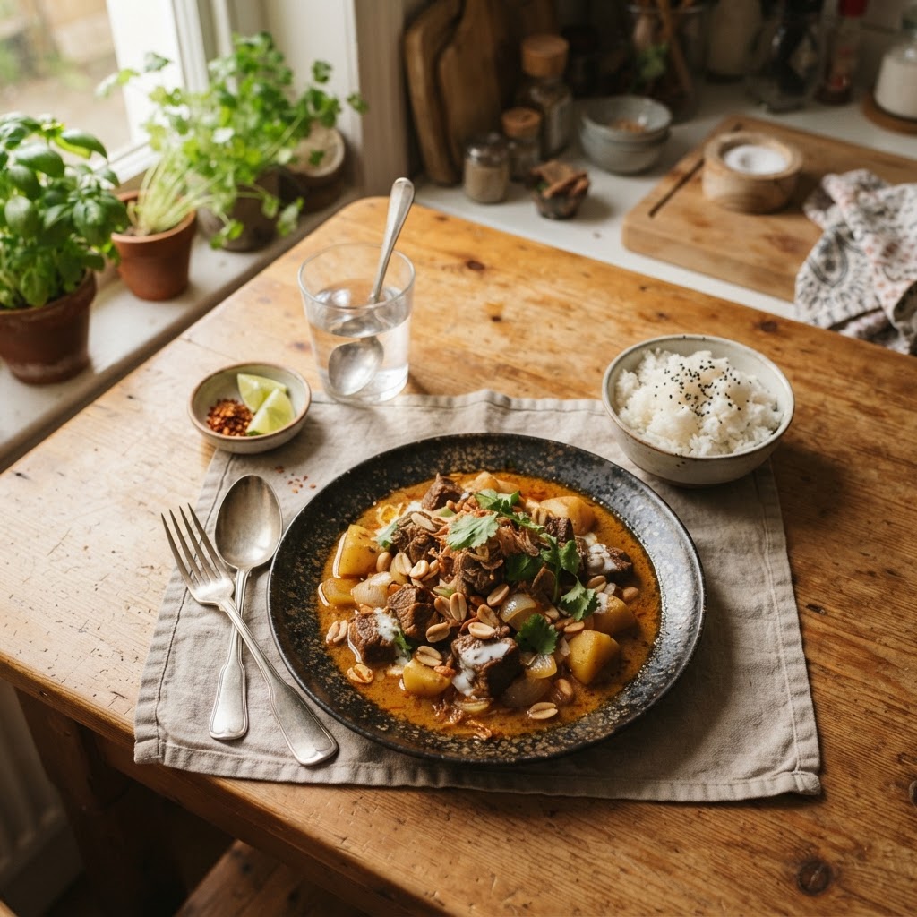 Massaman Curry with Beef