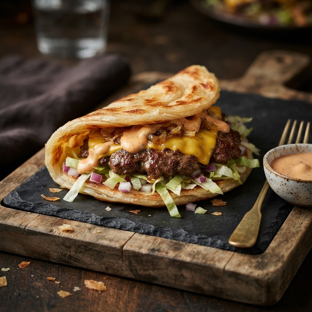 Dubai paratha burgers