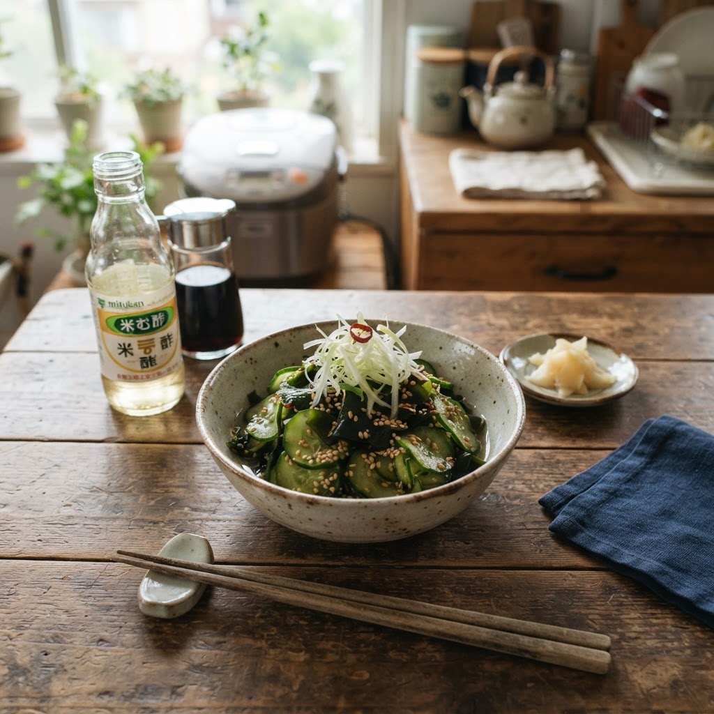 Simple Cucumber Sunomono