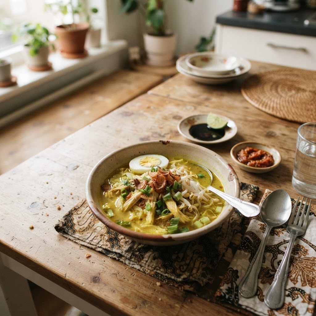 Indonesian Soto Ayam