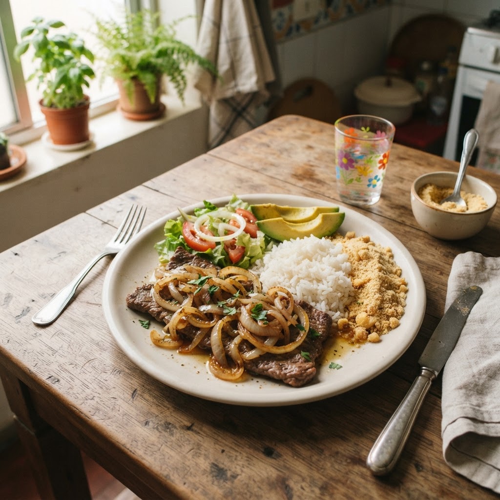 Brazilian Bife Acebolado
