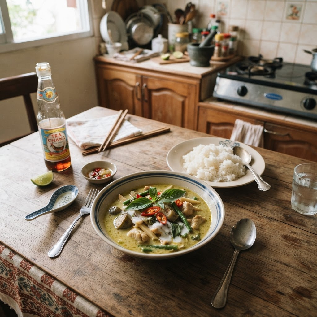 Gaeng Keow Wan Gai (Thai Green Curry Chicken)