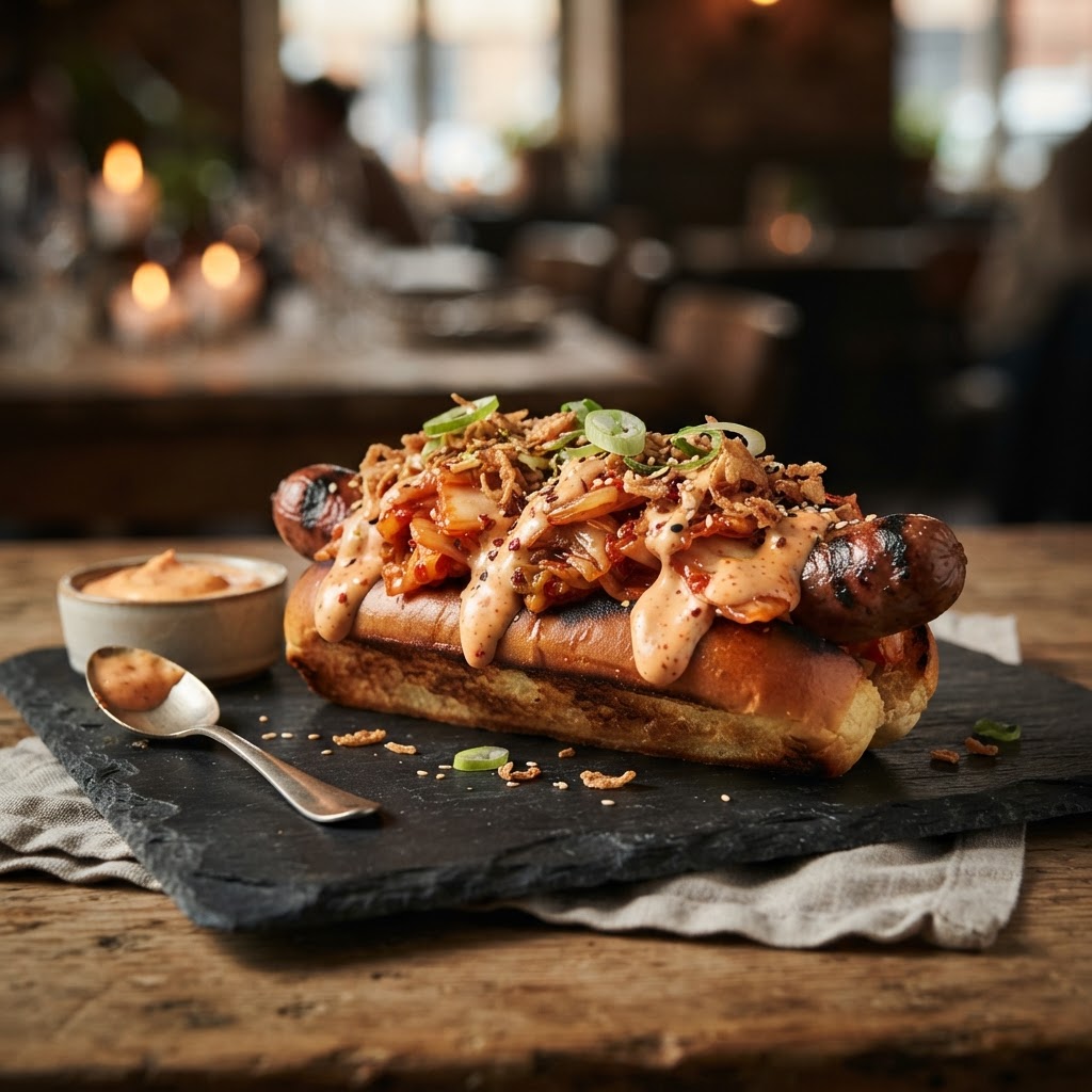 Korean Kimchi Fusion Dog