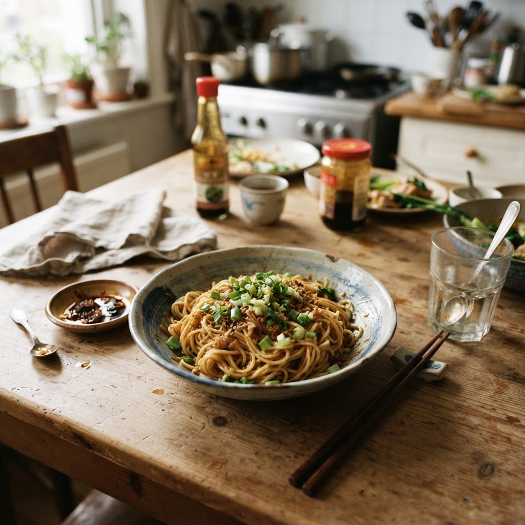 Cantonese Ginger Scallion Noodles