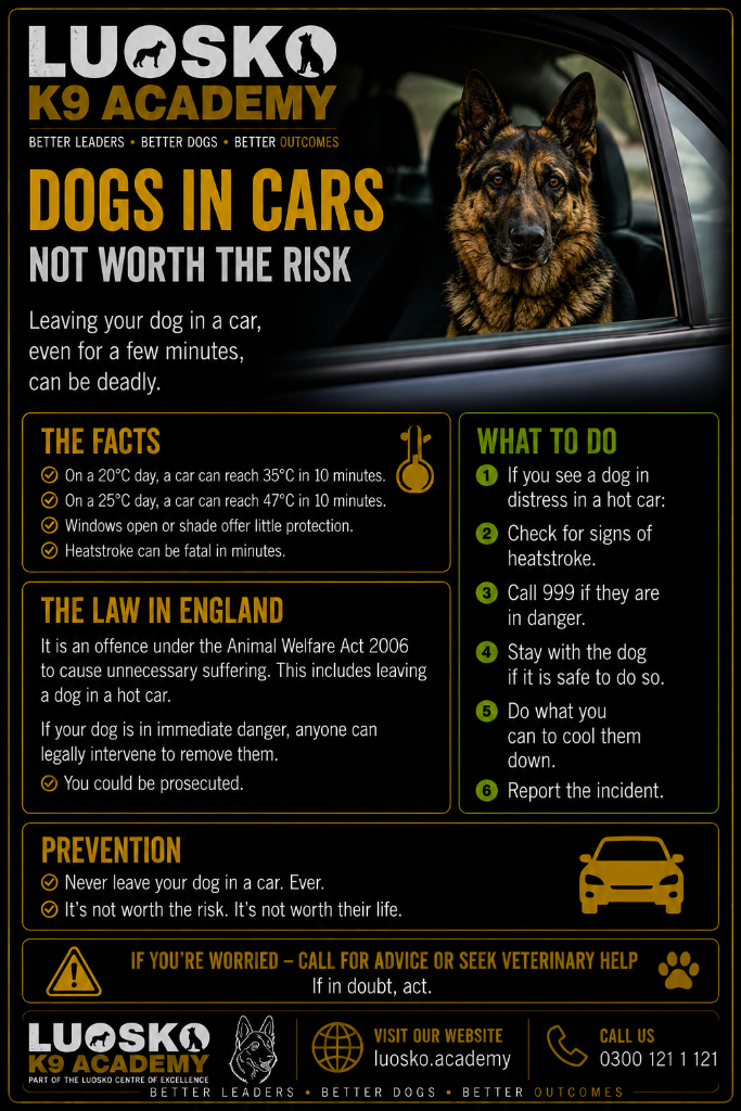 Dogs in Cars: Not Worth the Risk