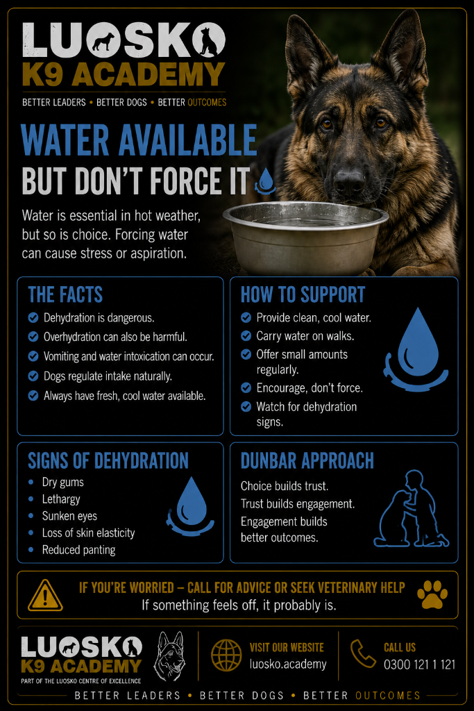 Water Available, But Don’t Force It