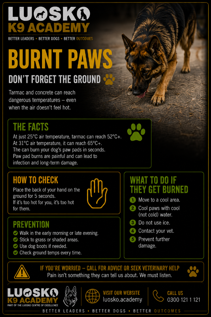 Burnt Paws: Don’t Forget the Ground