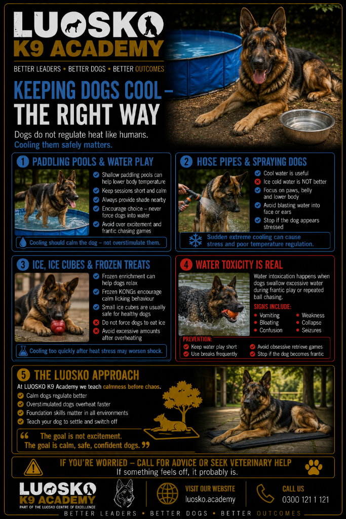 Keeping Dogs Cool — The Right Way
