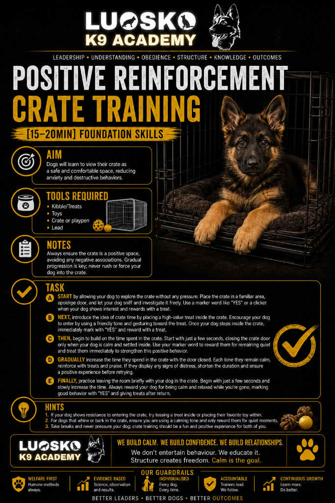 Positive Reinforcement Crate Training