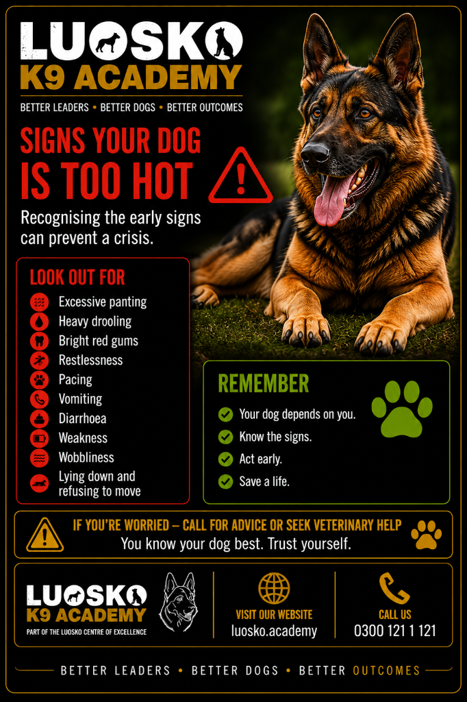 Signs Your Dog Is Too Hot