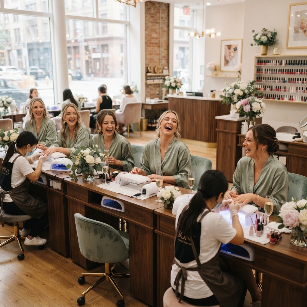 Planning the Perfect Bridal Party Nail Day in Lakeland