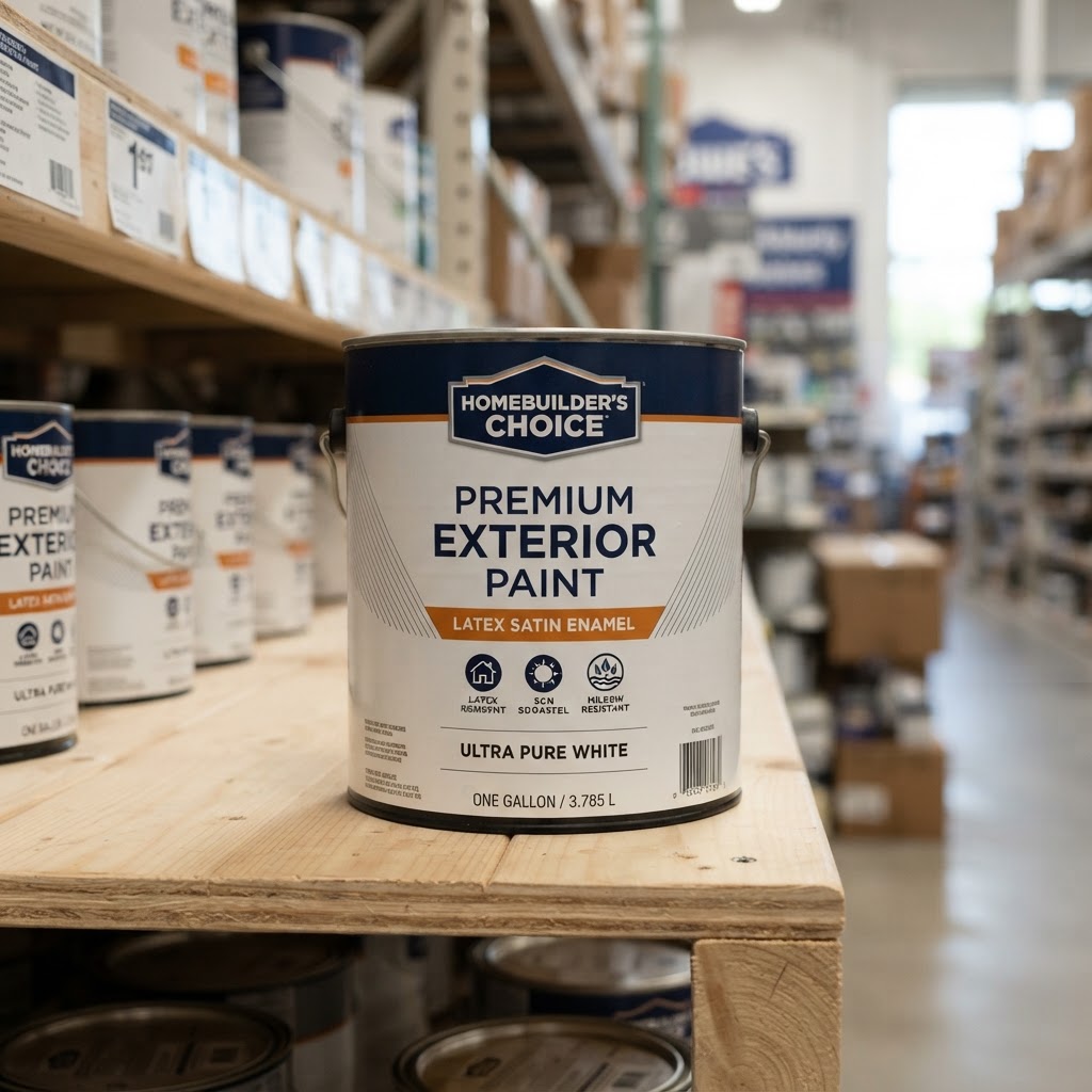 Premium Exterior Paint - White