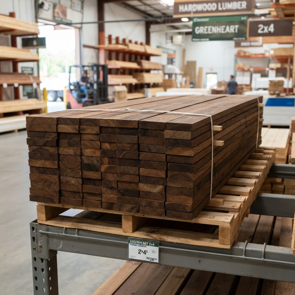 Greenheart Lumber 2" x 4"
