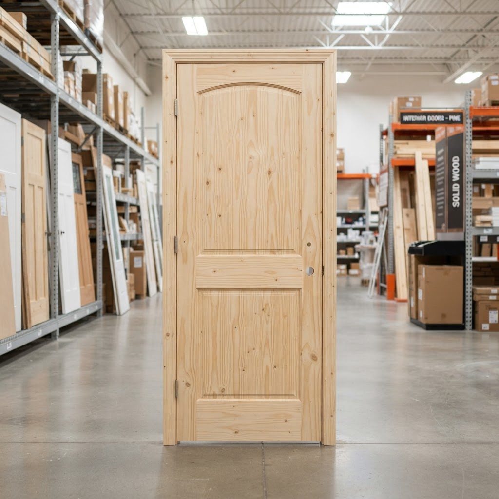 Pine Arch-Top Interior Door