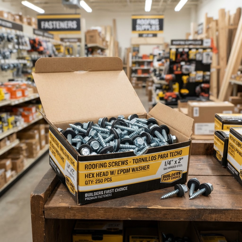 Roofing Screws & Washers (100pk)
