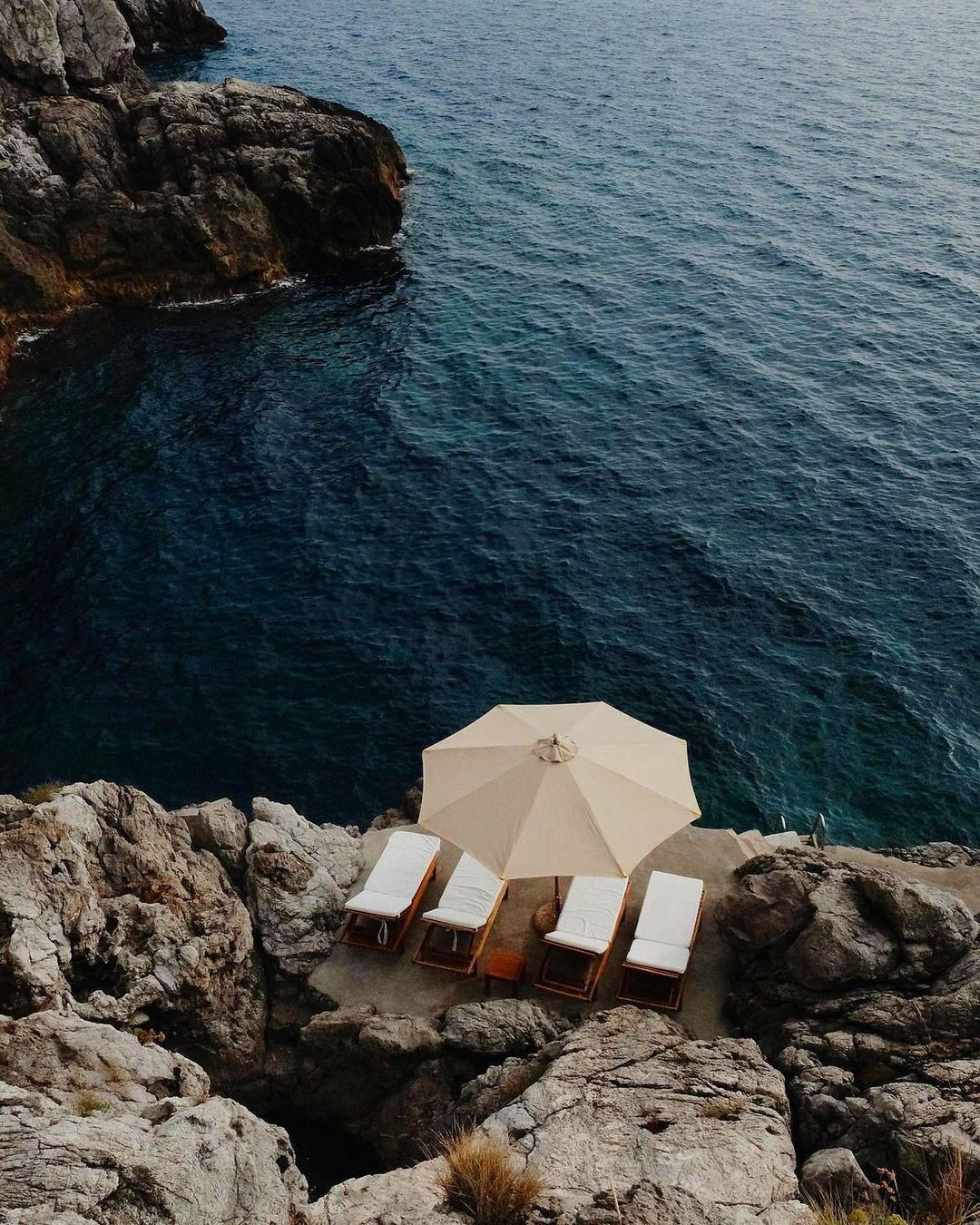 Cliffside ocean terrace
