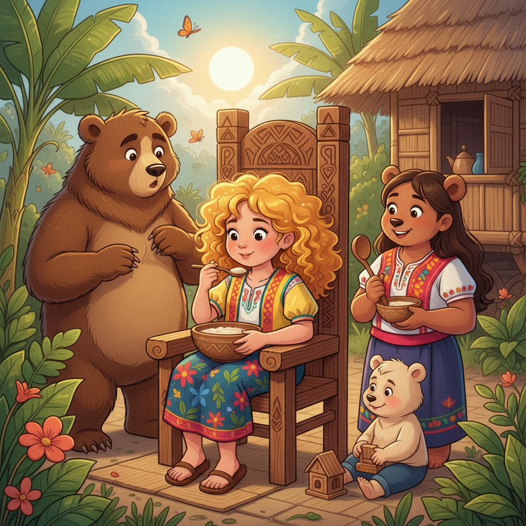 Pabula: Si Goldilocks at ang Tatlong Oso