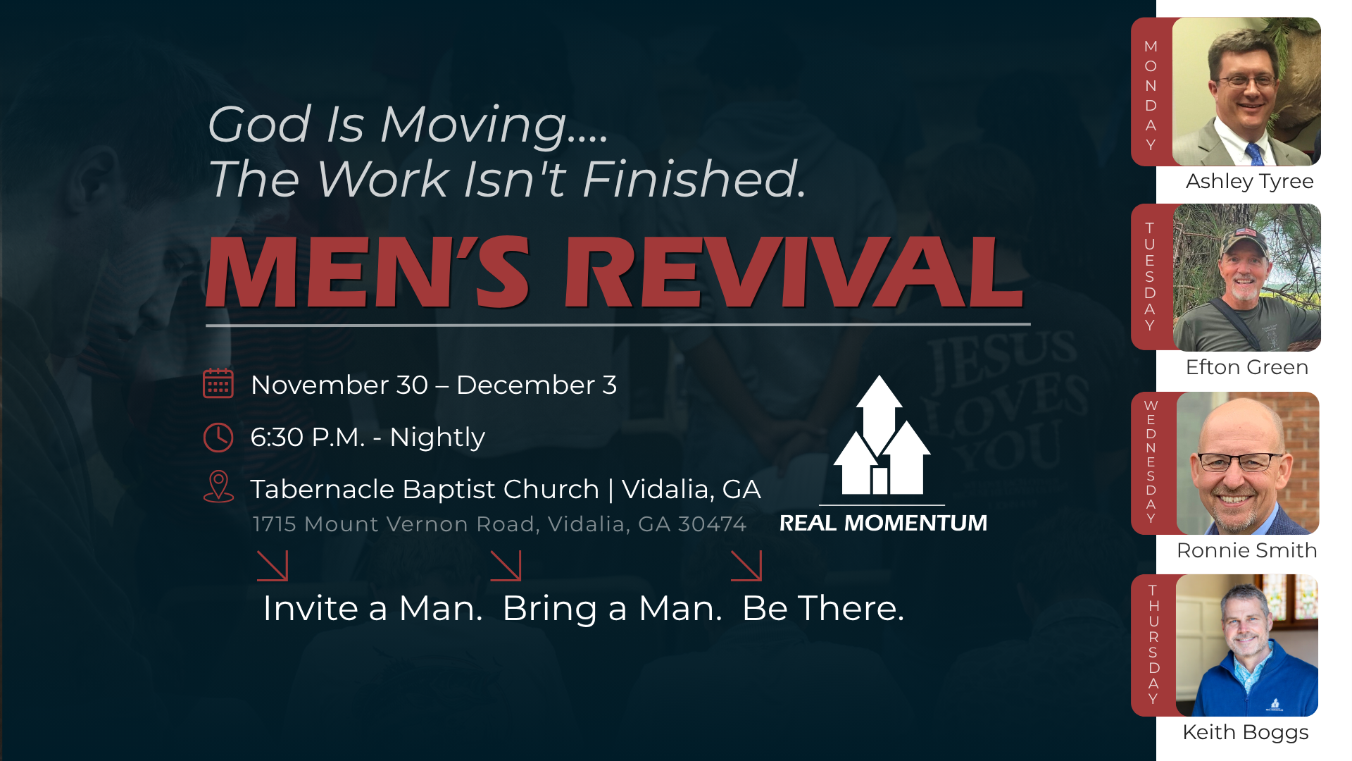 Vidalia Men's Revival