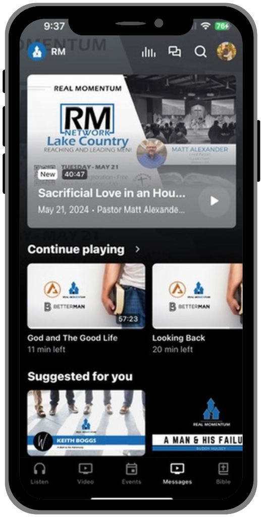 Real Momentum App preview