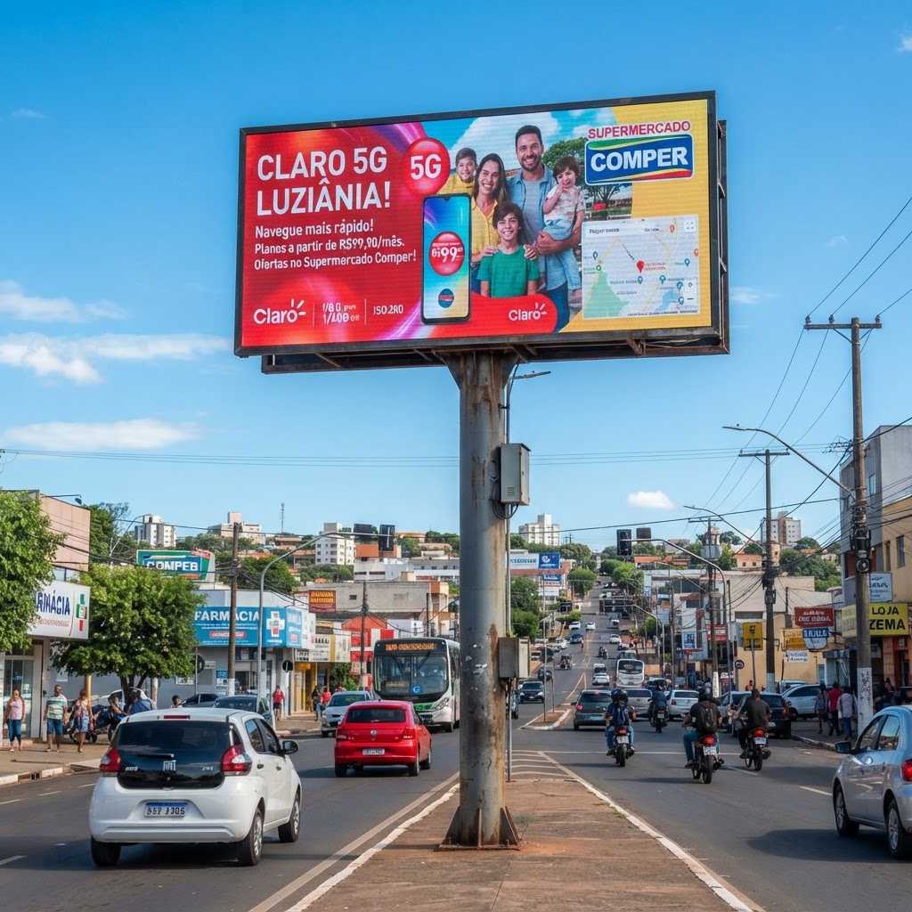 Painel na antiga Training Center