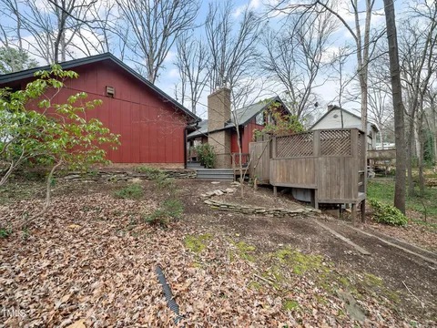 Custom Deck Build & Landscaping, Raleigh, NC - Before renovation