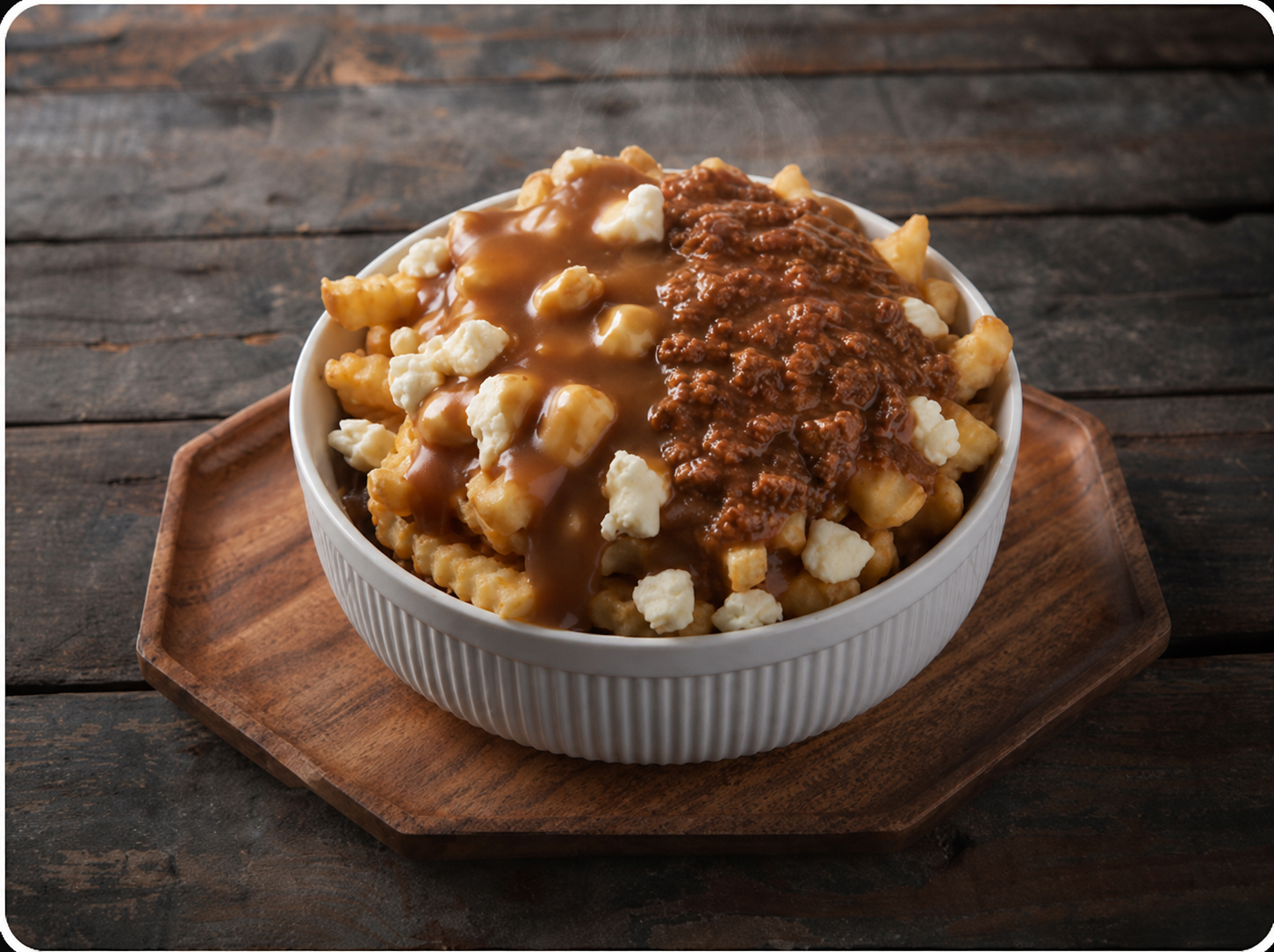 POUTINE MOITIÉ-MOITIÉ