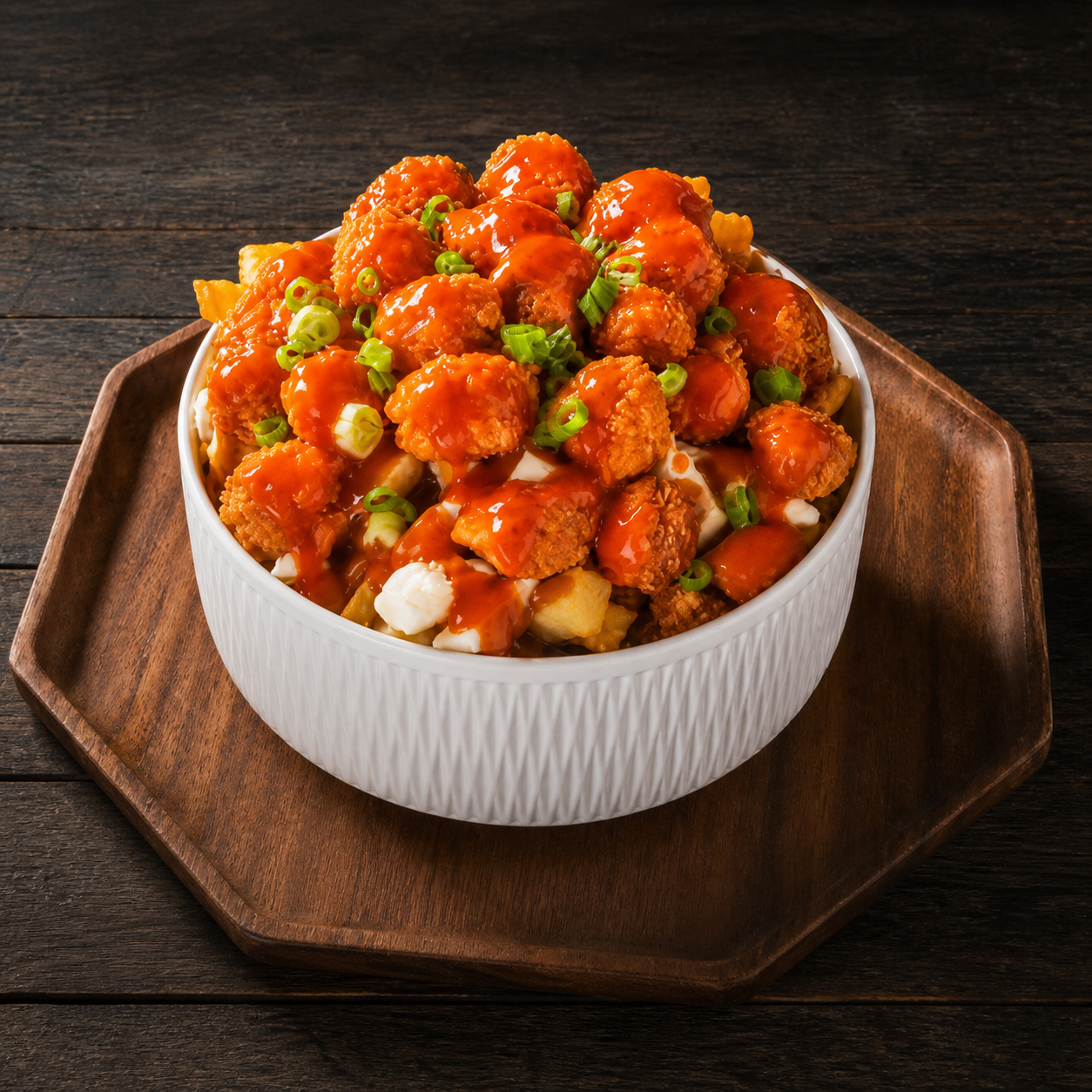POUTINE POULET BUFFALO