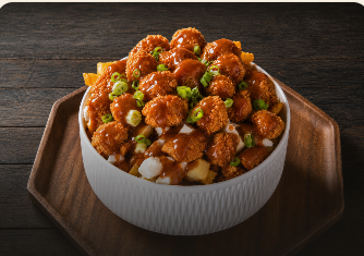 POUTINE POP CORN ÉCHALOTE