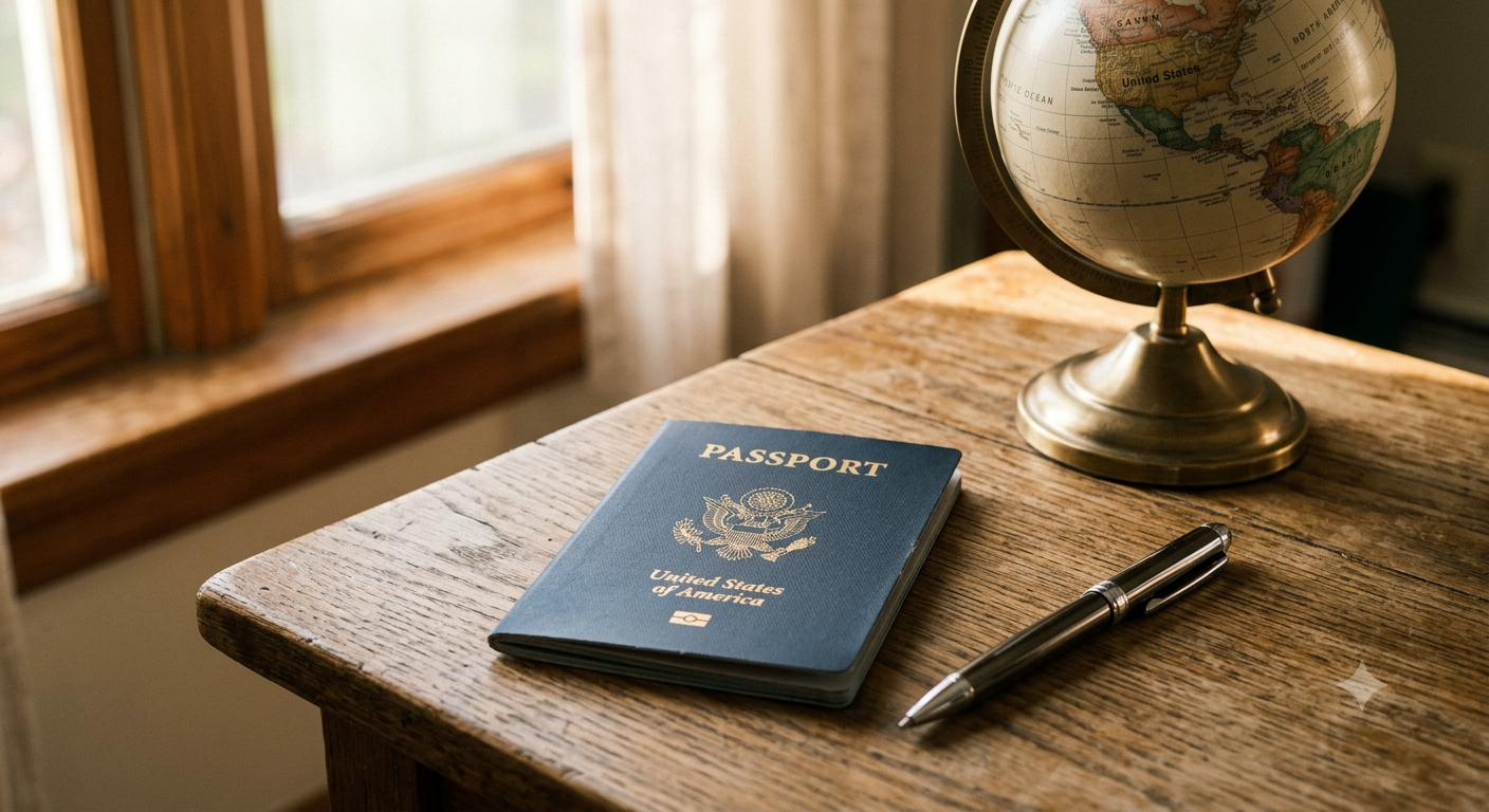 U.S. passport and travel documents