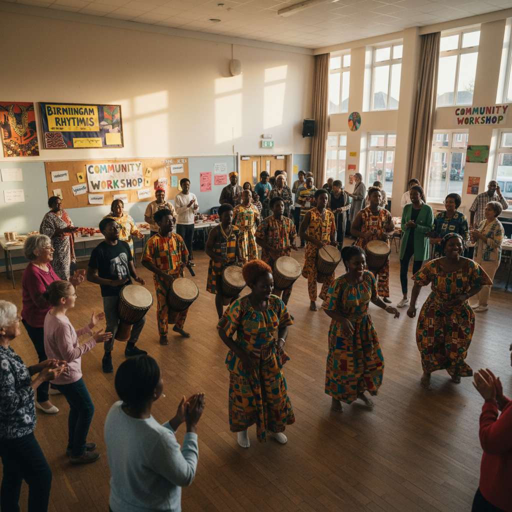 Community music and dance workshop