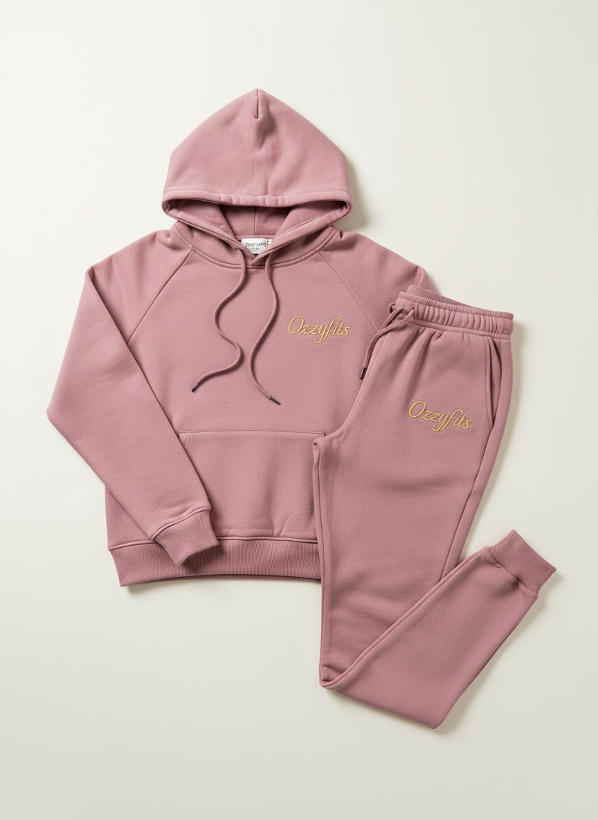 Blossom Jogger Set in Dusty Rose