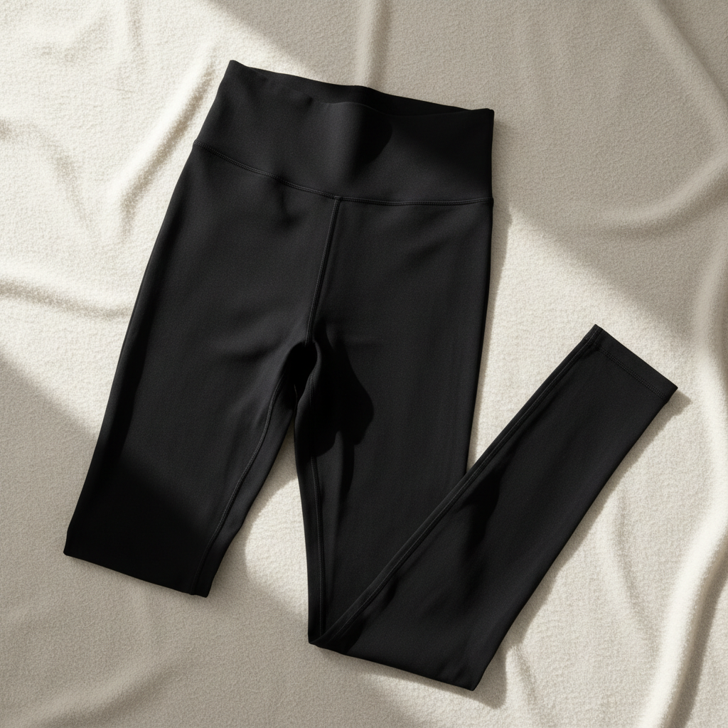 Contour Compression Leggings in Jet Black
