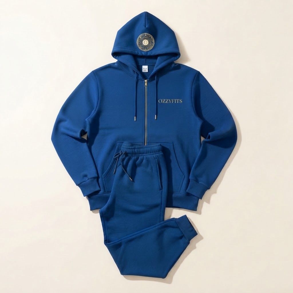 Dynasty Jogger Set in Royal Blue