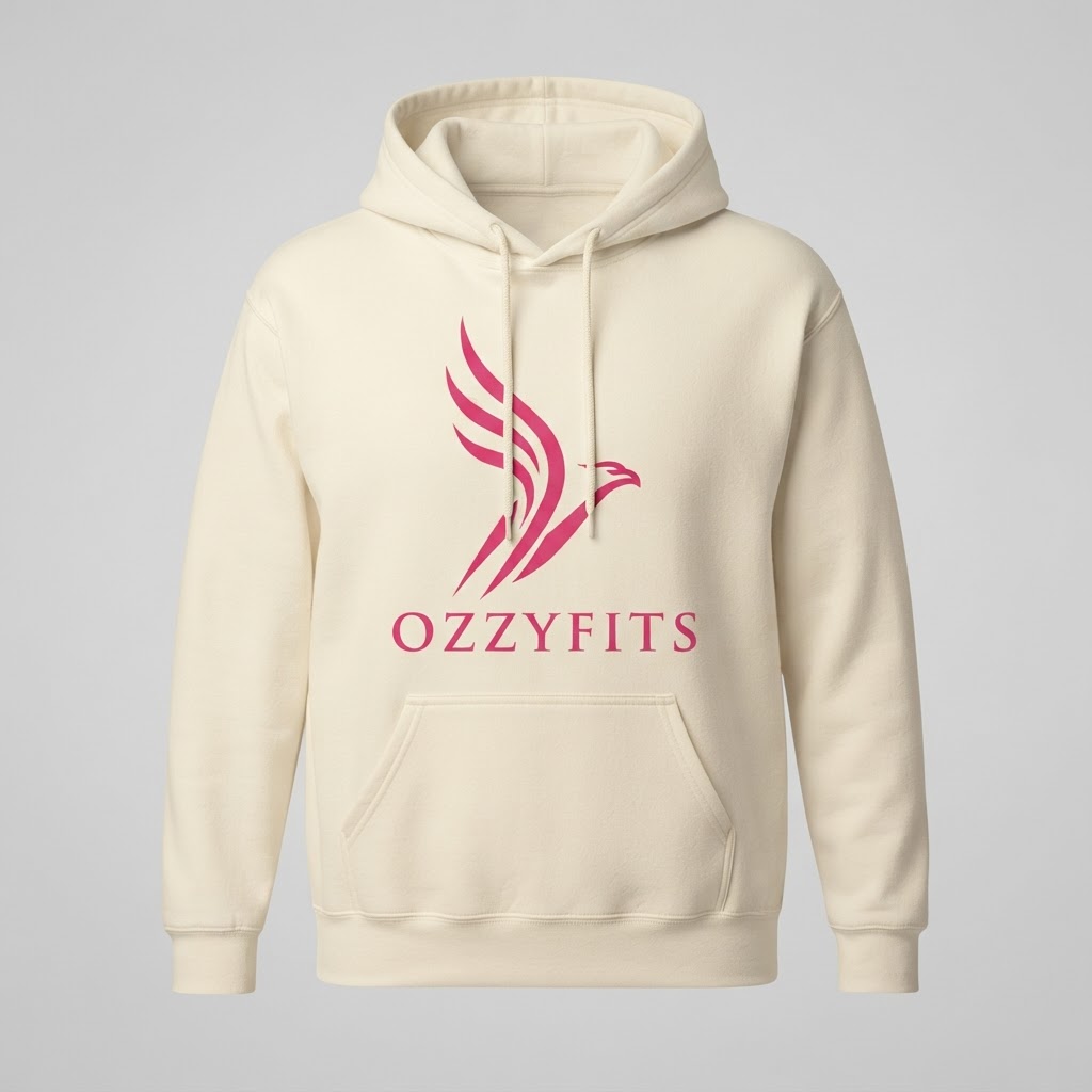 Eagle Crest Hoodie Classic in Cream