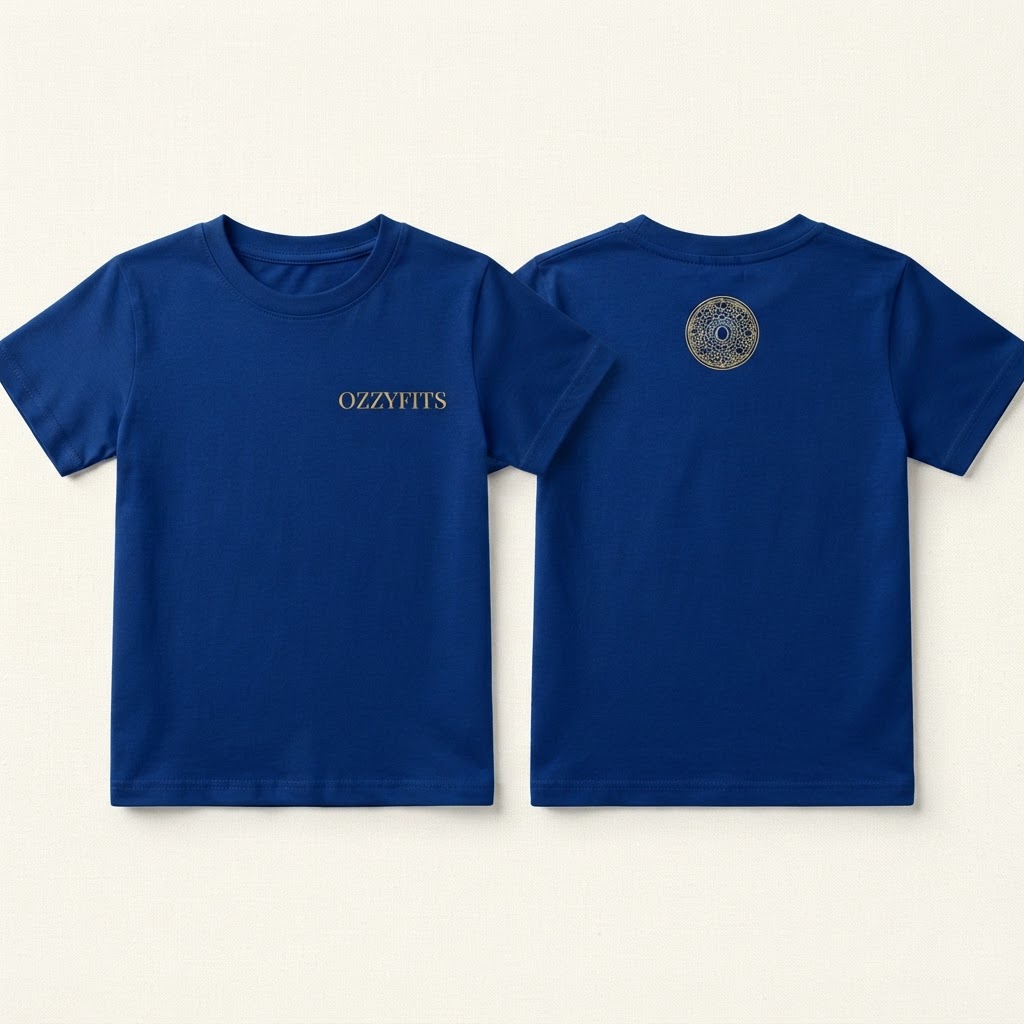 Junior Crew Tee in Royal Blue