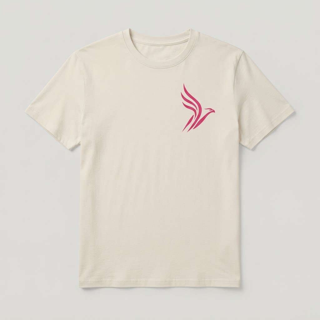 Eagle Crest Tee in Cream