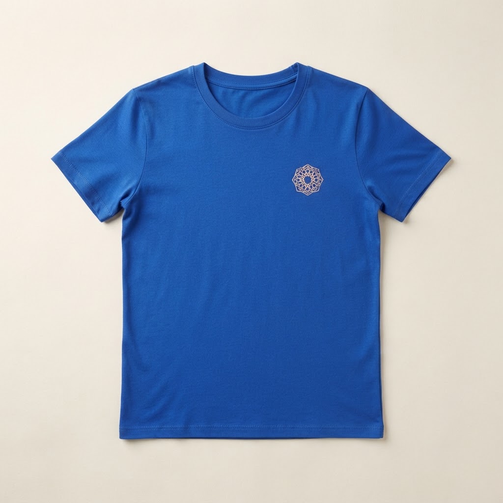 Signature Crew Tee in Royal Blue