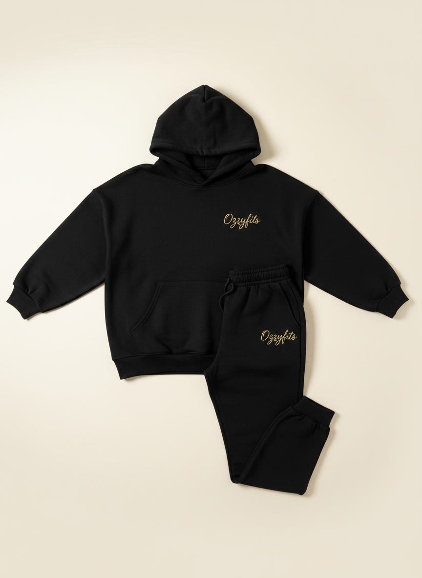 Mirage Jogger Set in Black