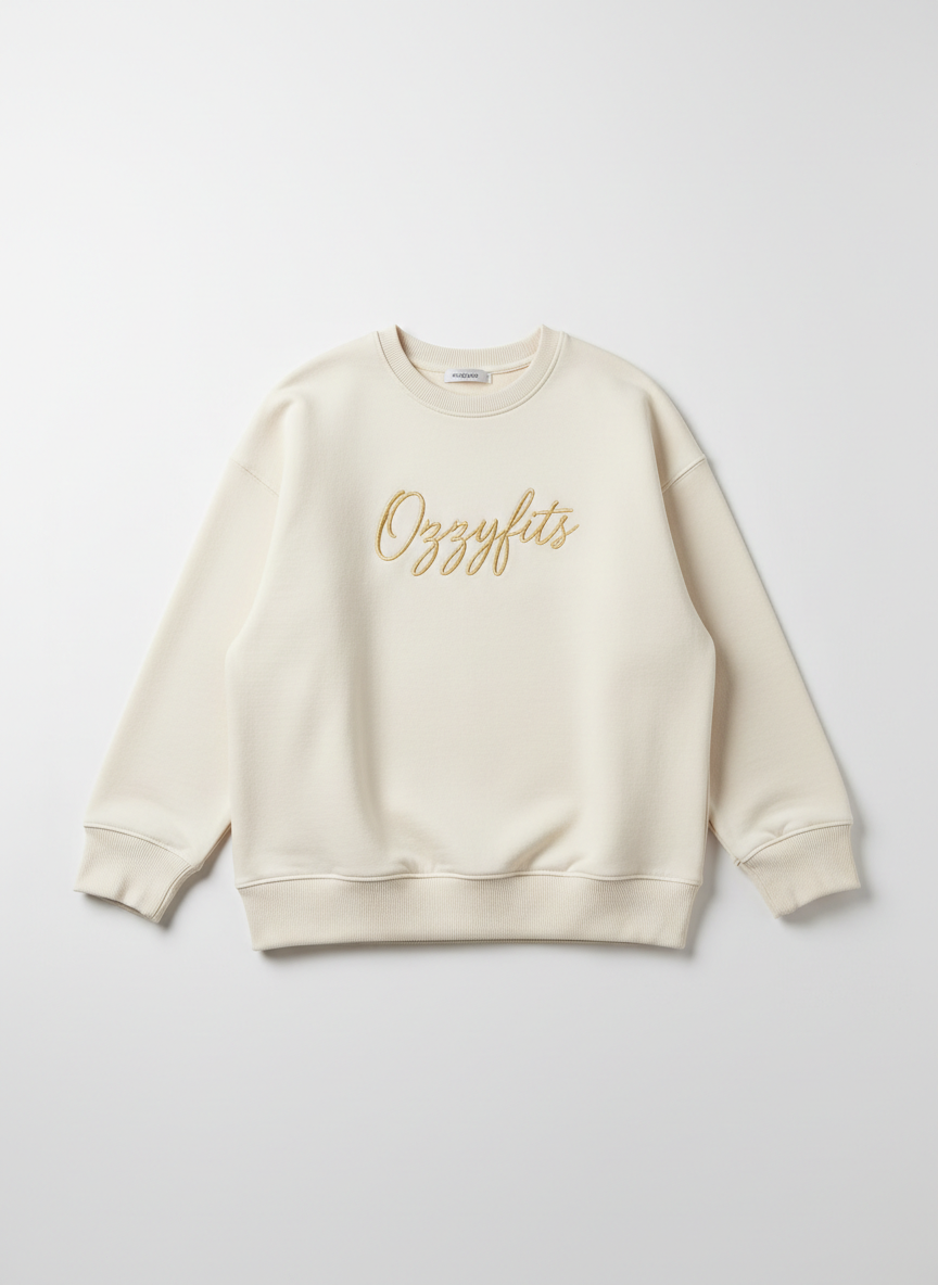 Velvet Crewneck Front view