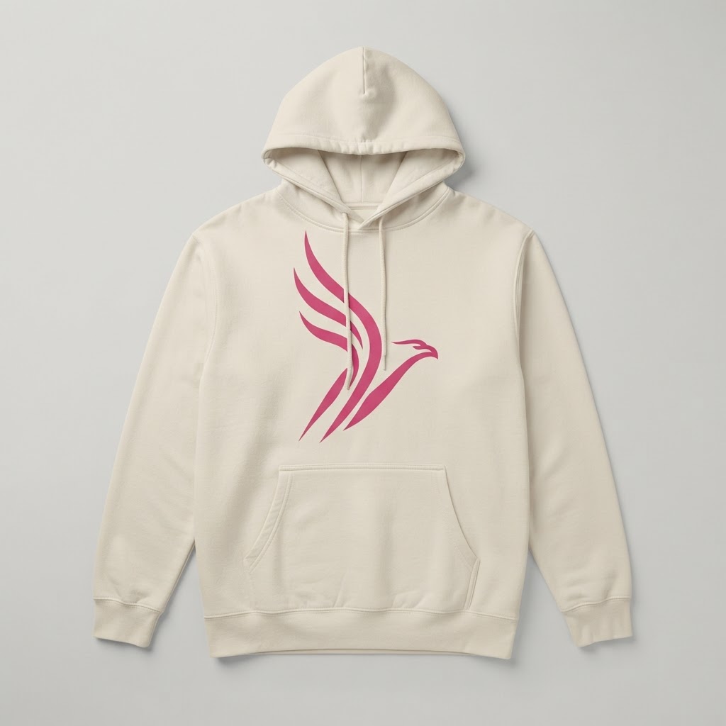 Eagle Crest Hoodie in Cream