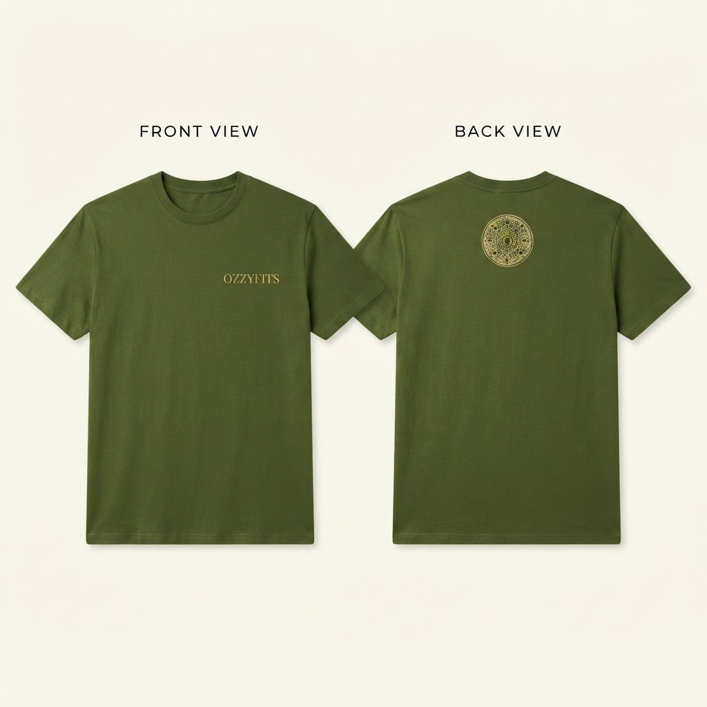 Dusk Crew Tee in Olive