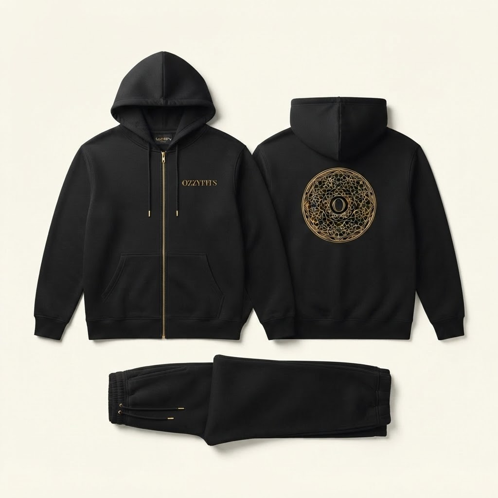 Empire Jogger Set in Black