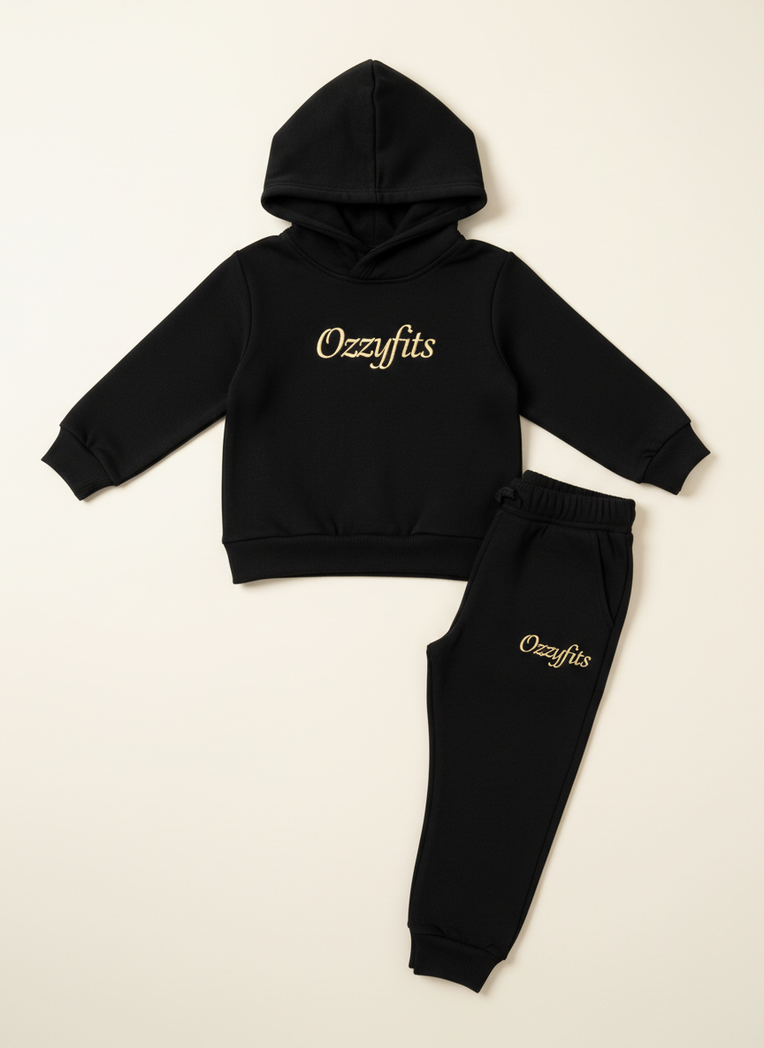 Sprint Jogger Set in Black