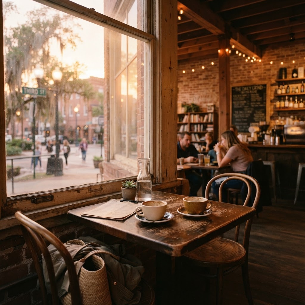 Scene 3 — Solution (cozy café)