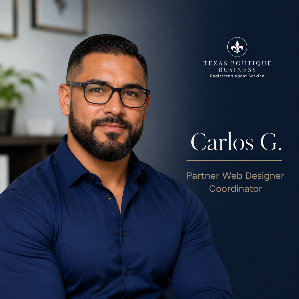 Carlos G., Partner Web Designer Coordinator with Texas Boutique Business