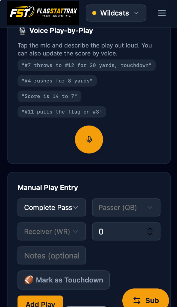 Voice Play-by-Play