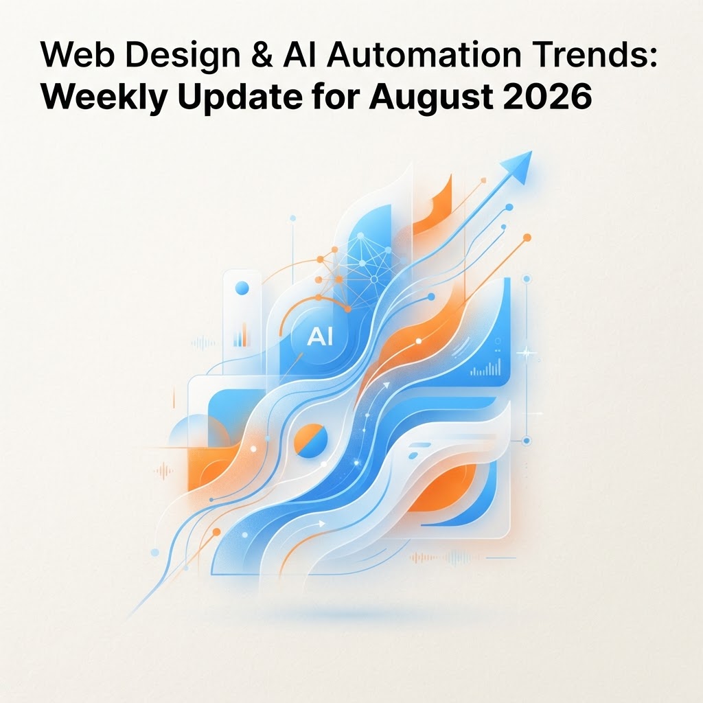 Web Design & AI Automation Trends: Weekly Update for August 2026