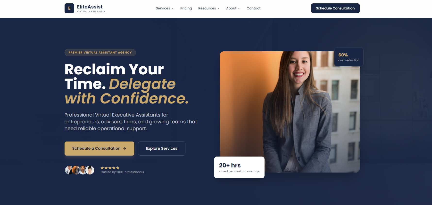 VA Agency - Full Suite template preview