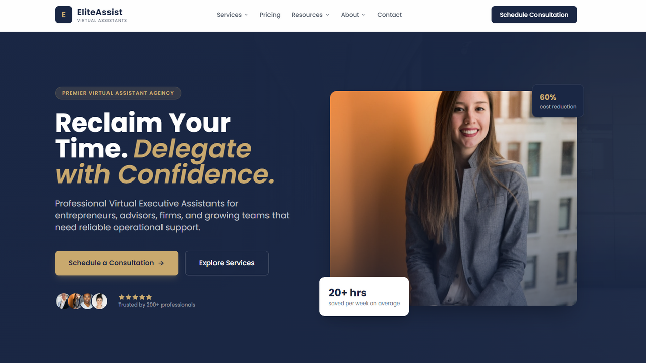 VA Agency - Full Suite template preview